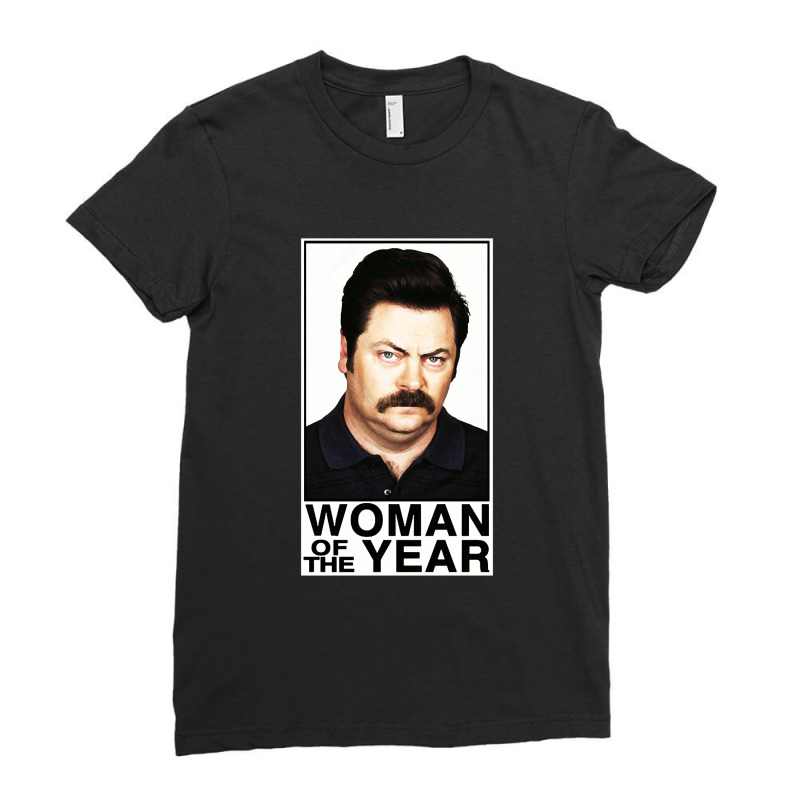 Lover Gift Ron Swanson Gifts Men Ladies Fitted T-Shirt by ArtistNoah | Artistshot