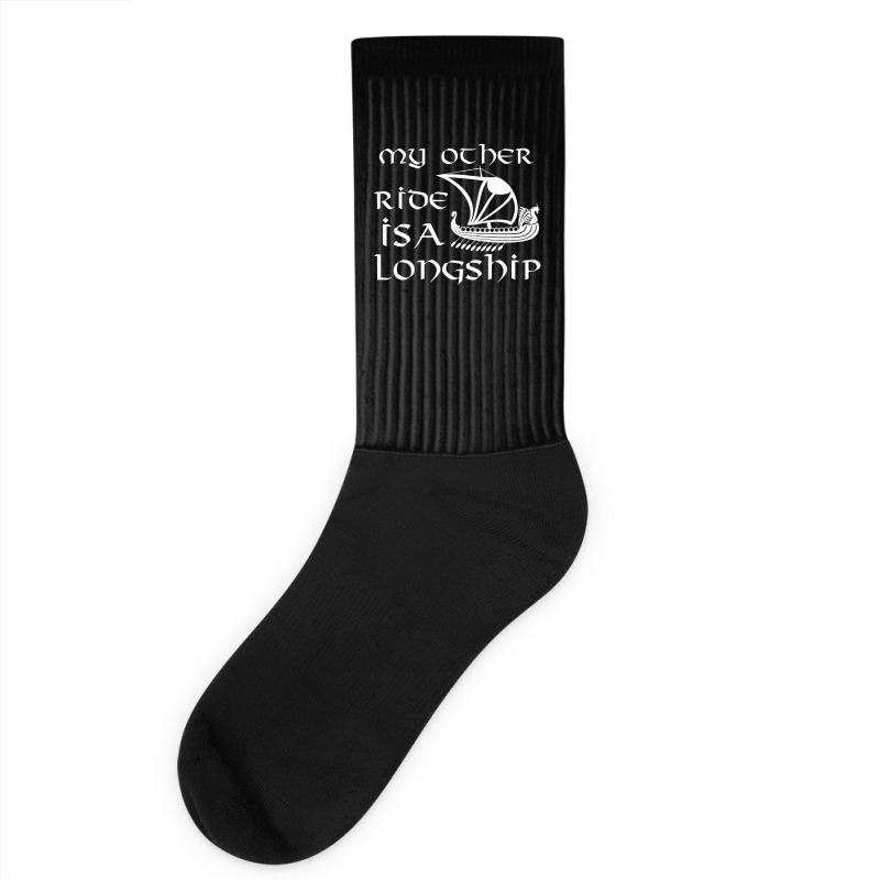 Funny Viking Longship Designs Socks | Artistshot