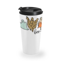 Boo Jee Leopard Funny Halloween Ghost T Shirt Travel Mug | Artistshot