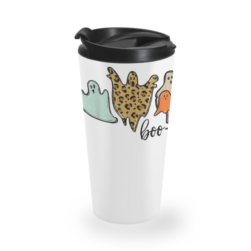 Boo Jee Leopard Funny Halloween Ghost T Shirt Travel Mug | Artistshot