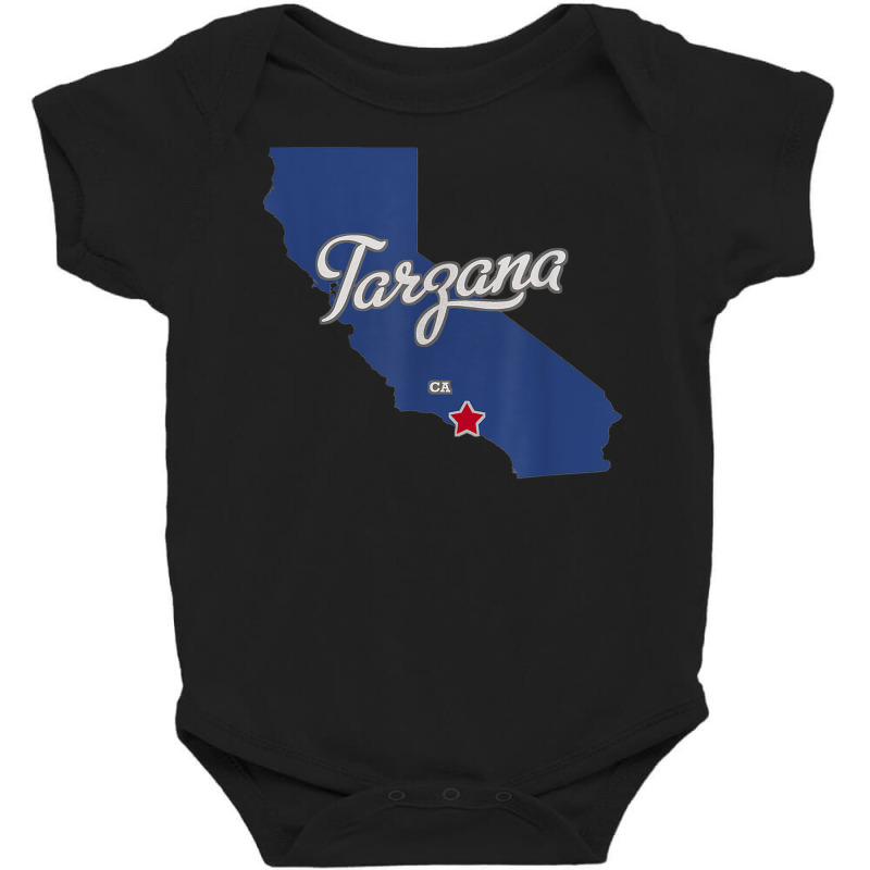 Tarzana California Los Angeles Ca Map T Shirt Baby Bodysuit | Artistshot