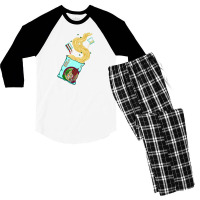 Instant Noodles Men's 3/4 Sleeve Pajama Set | Artistshot