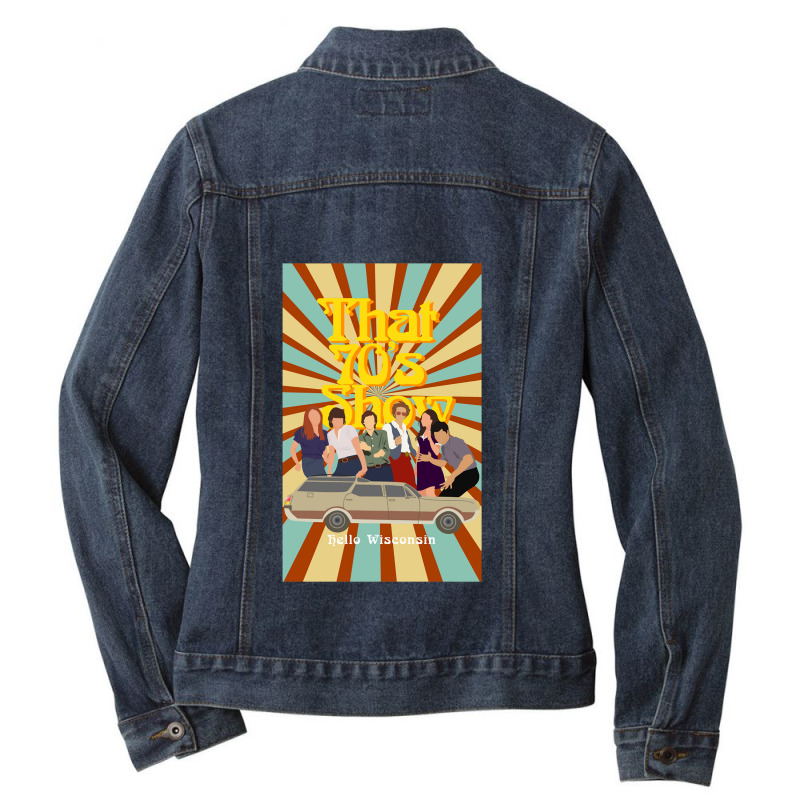 Vintage Retro Burt Macklin Funny Gift Ladies Denim Jacket by ArtistNoah | Artistshot