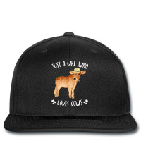 Fun Cute Just A Girl Who Loves Cows Printed Hat | Artistshot