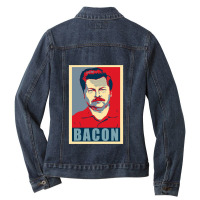 Women Men Burt Macklin Call Me Ladies Denim Jacket | Artistshot