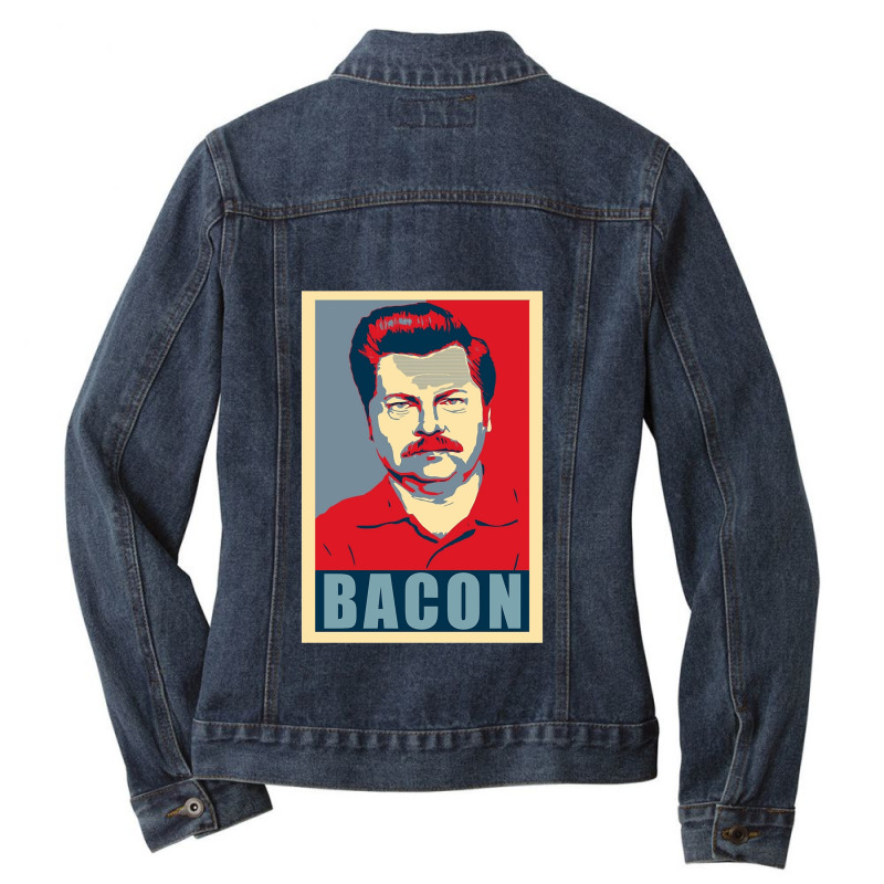 Women Men Burt Macklin Call Me Ladies Denim Jacket by ArtistNoah | Artistshot