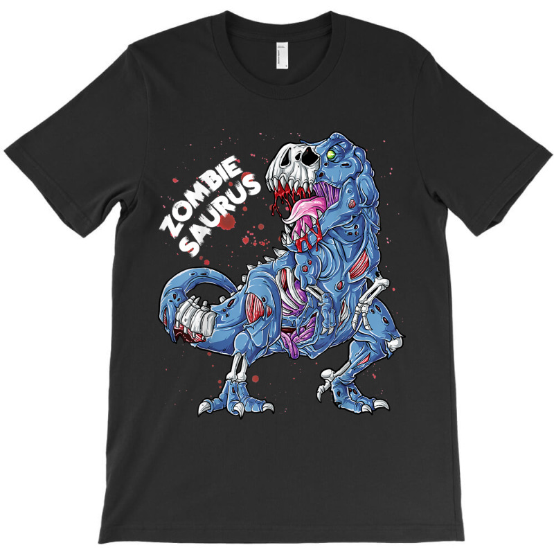 Zombie Saurus Halloween Boys Dinosaur T Rex Skeleton Skull Women Men T-shirt | Artistshot