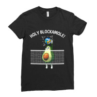 Funny Volleyball For Men Women Holy Guacamole Player Blocker T Shirt Ladies Fitted T-shirt | Artistshot