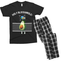 Funny Volleyball For Men Women Holy Guacamole Player Blocker T Shirt Men's T-shirt Pajama Set | Artistshot