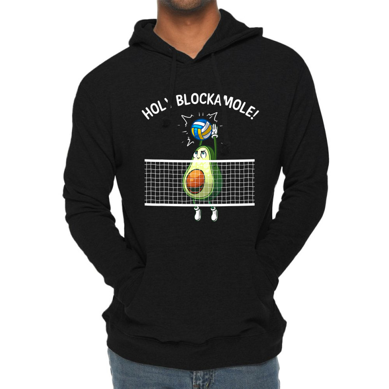 Funny Volleyball For Men Women Holy Guacamole Player Blocker T Shirt Lightweight Hoodie by sieuduong86 | Artistshot