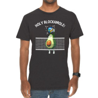 Funny Volleyball For Men Women Holy Guacamole Player Blocker T Shirt Vintage T-shirt | Artistshot