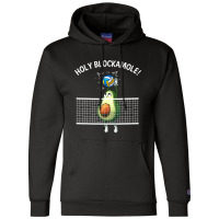 Funny Volleyball For Men Women Holy Guacamole Player Blocker T Shirt Champion Hoodie | Artistshot