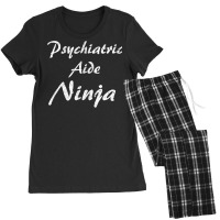 Psychiatric Aide Tshirt Job Occupation Funny Work Title T Shirt Women's Pajamas Set | Artistshot