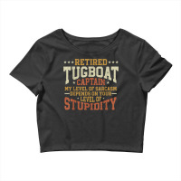 Seaman Sailor Naval Retired Tugboat Captain T Shirt Crop Top | Artistshot