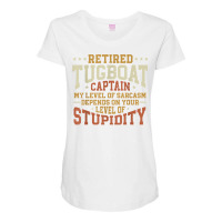 Seaman Sailor Naval Retired Tugboat Captain T Shirt Maternity Scoop Neck T-shirt | Artistshot