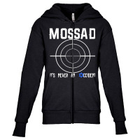 Mossad Intelligence Agency Of Israel Special Operations Premium T Shir Youth Zipper Hoodie | Artistshot