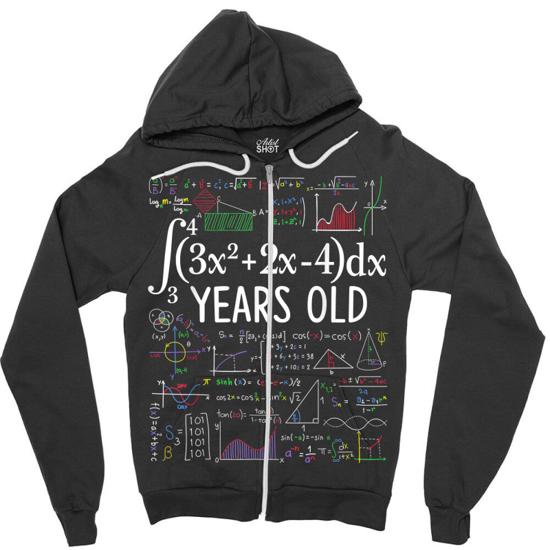 Math Calculus 40 Years Old Women Men Math 40th Birthday T Shirt Zipper Hoodie | Artistshot