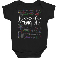 Math Calculus 40 Years Old Women Men Math 40th Birthday T Shirt Baby Bodysuit | Artistshot