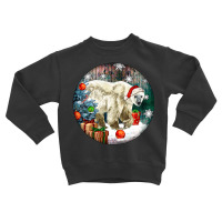 Christmas Polar Bear Toddler Sweatshirt | Artistshot