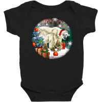 Christmas Polar Bear Baby Bodysuit | Artistshot