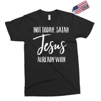 Not Today Satan Jesus Already Won Christian Bold Faith Shirt T Shirt Exclusive T-shirt | Artistshot