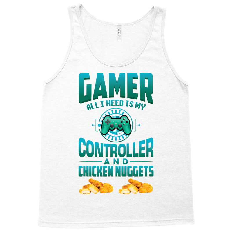 Gamer  For Kids Adults Video Games Chicken Nuggets Tank Top | Artistshot