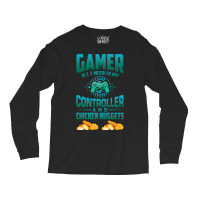 Gamer  For Kids Adults Video Games Chicken Nuggets Long Sleeve Shirts | Artistshot