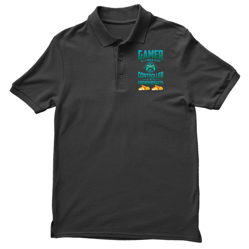 Gamer  For Kids Adults Video Games Chicken Nuggets Men's Polo Shirt | Artistshot