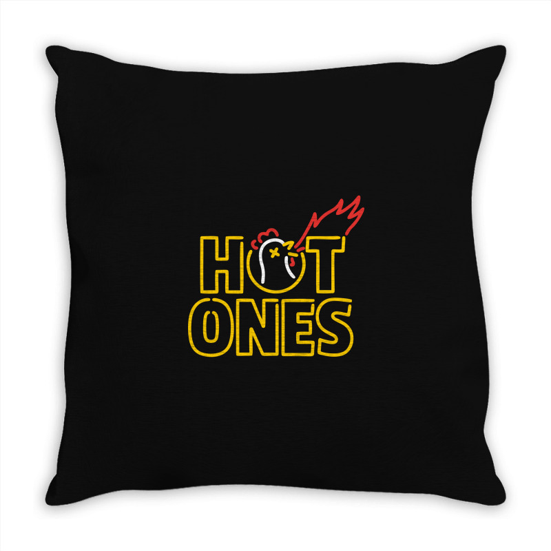 Hot Ones Throw Pillow | Artistshot