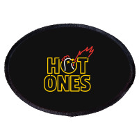 Hot Ones Oval Patch | Artistshot