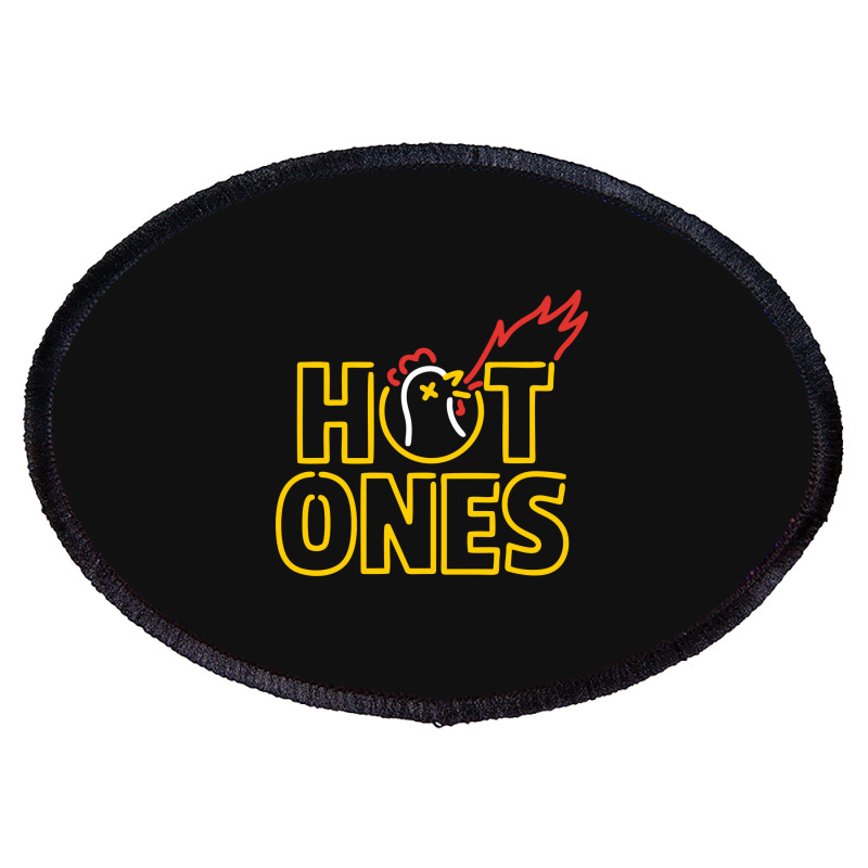 Hot Ones Oval Patch | Artistshot