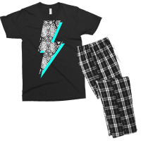 Snakeskin Lightning Bolt Animal Print T Shirt Men's T-shirt Pajama Set | Artistshot