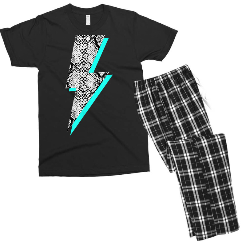 Snakeskin Lightning Bolt Animal Print T Shirt Men's T-shirt Pajama Set by liobuthieleb3 | Artistshot