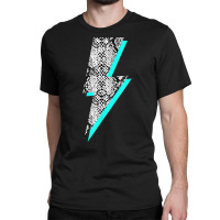 Snakeskin Lightning Bolt Animal Print T Shirt Classic T-shirt | Artistshot