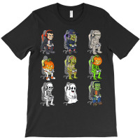 Gamer Halloween Skeleton Vampire Gaming Mummy Boys Kids Teen T Shirt T-shirt | Artistshot