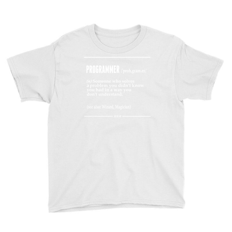 Programmer  Noun Youth Tee | Artistshot