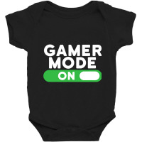 Gamer Mode On Funny Novelty Gaming Video Games T Baby Bodysuit | Artistshot