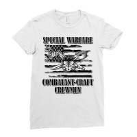 Us Naval Swcc (back Design) Pullover Hoodie Ladies Fitted T-shirt | Artistshot