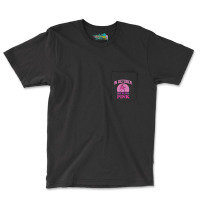 In October We Wear Pink Dinosaurs Witch Breast Cancer Pocket T-shirt | Artistshot