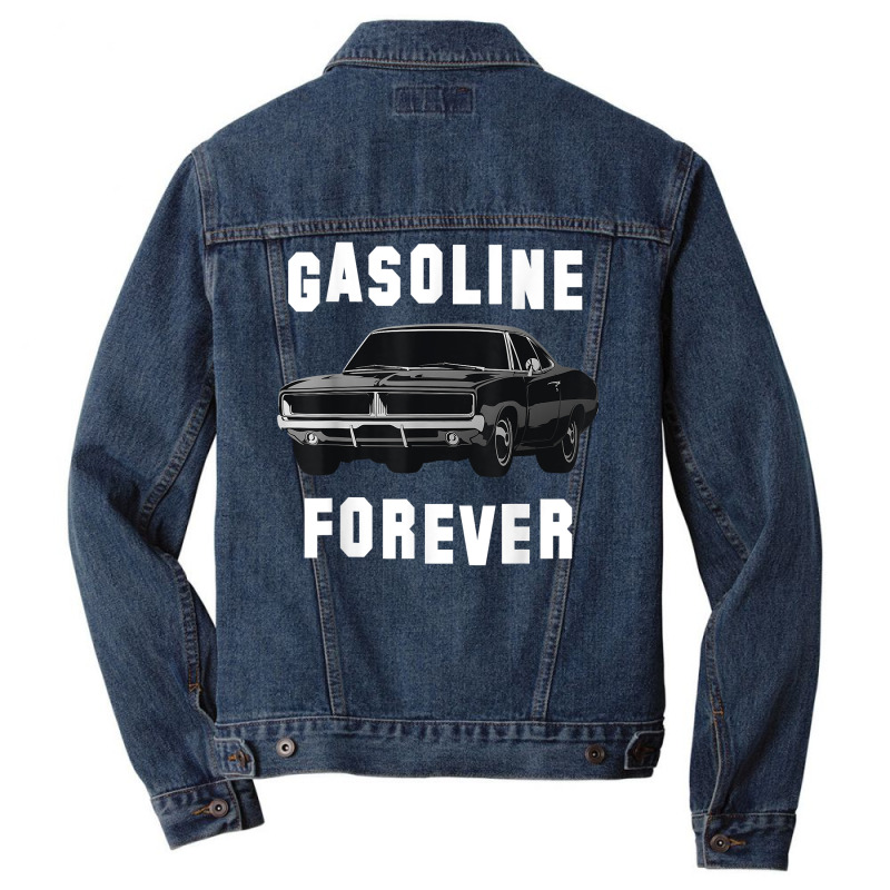 Gasoline Forever Unique Design Anti Electric Vehicle T Shirt Men Denim Jacket | Artistshot