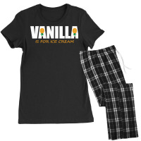 Vanilla Is For Ice Cream Upside Down Pineapple Swinger Theme T Shirt Women's Pajamas Set | Artistshot