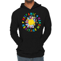 National Hispanic Heritage Month Sunflower Latin Flags T Shirt Lightweight Hoodie | Artistshot