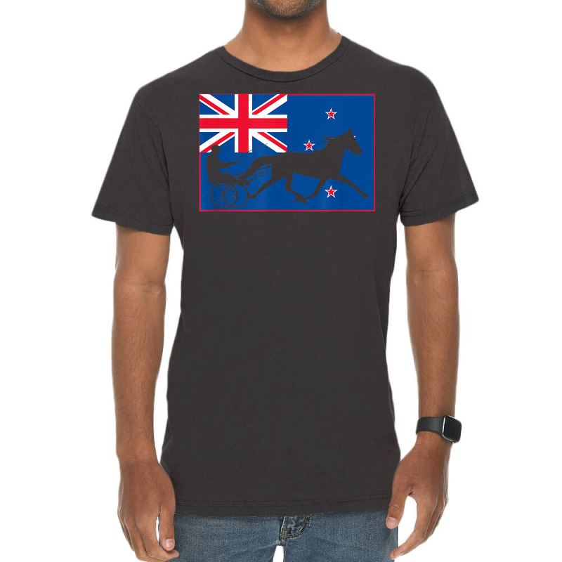 New Zealander Heritage New Zealand Harness Racing Equitation T Shirt Vintage T-shirt | Artistshot