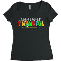 One Thankful Teacher Hispanic Heritage Month Latin American T Shirt Women's Triblend Scoop T-shirt | Artistshot