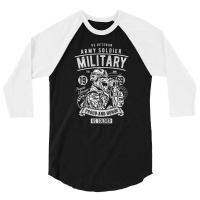 Veteran Army Soldier Military Adults, Veteran Army Soldier Military Ad 3/4 Sleeve Shirt | Artistshot