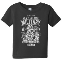 Veteran Army Soldier Military Adults, Veteran Army Soldier Military Ad Baby Tee | Artistshot