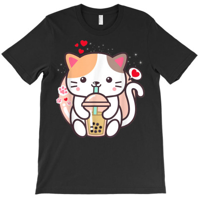 Tea Bubble Tea Kawaii Anime T-shirt Designed By Bariteau Hannah