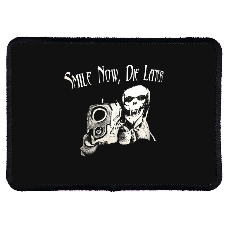 Smile Now Die Later, Smile Now Die Laters, The Smile Now Die Later, Sm Rectangle Patch | Artistshot