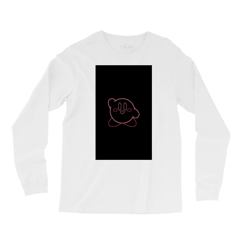 Minimalist Kirby With Face Long Sleeve Shirts by Formanifc | Artistshot