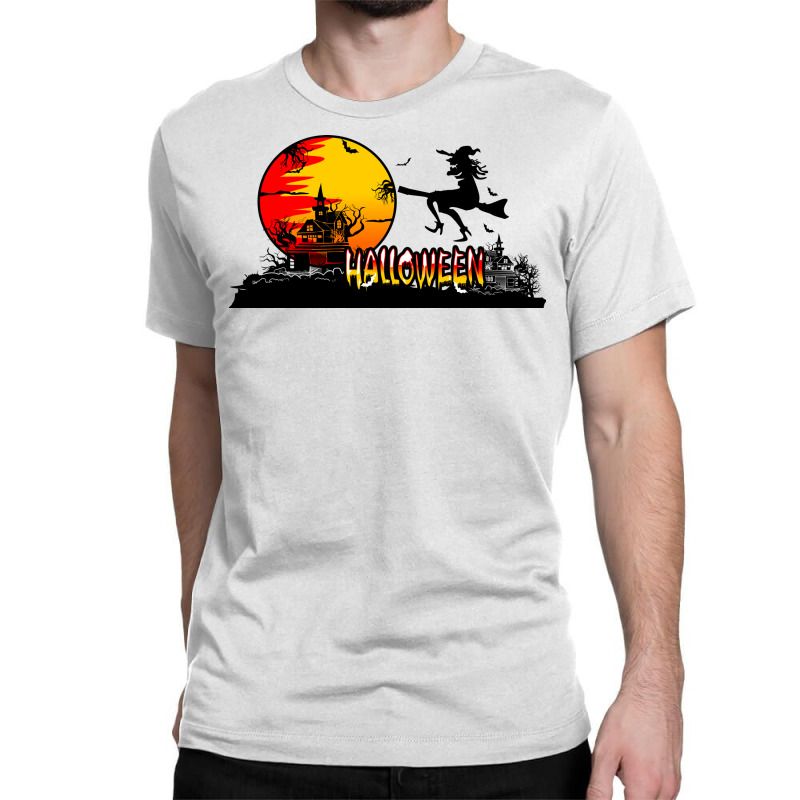 Halloween Graphic T-shirt Design And Typography Classic T-shirt | Artistshot